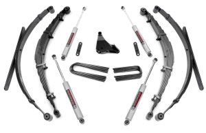Ford F-250 Super Duty Suspension Lift Kit - Front + Rear - Rough Country - 4 Inch Lift + Rear Springs + Premium N3 Shocks - '99-'04 Ford F-250 Super Duty Suspension Lift Kit - Front + Rear - Rough Country - 4 Inch Lift + Rear Springs + Premium N3 Shocks - '99-'04